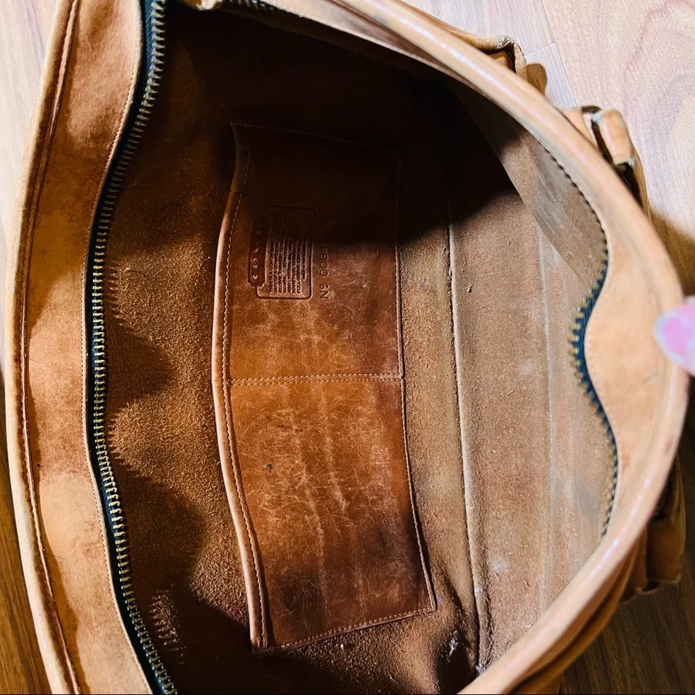 Coach Tan Brown Leather Unisex Briefcase